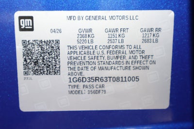 2026 Cadillac CT5-V V-Series Blackwing