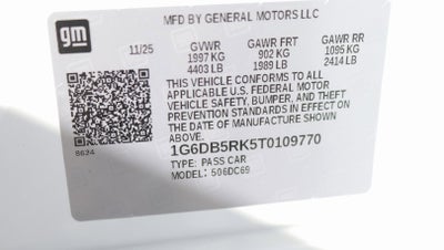 2026 Cadillac CT4 Premium Luxury