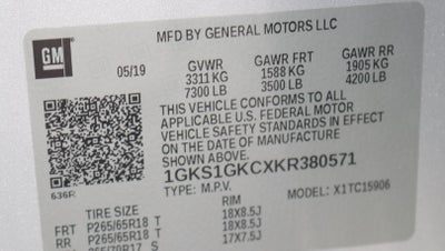2019 GMC Yukon XL SLT