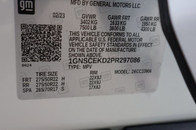 2023 Chevrolet Suburban RST