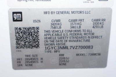 2027 Cadillac VISTIQ Sport