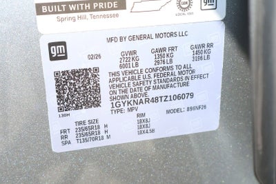 2026 Cadillac XT5 Luxury