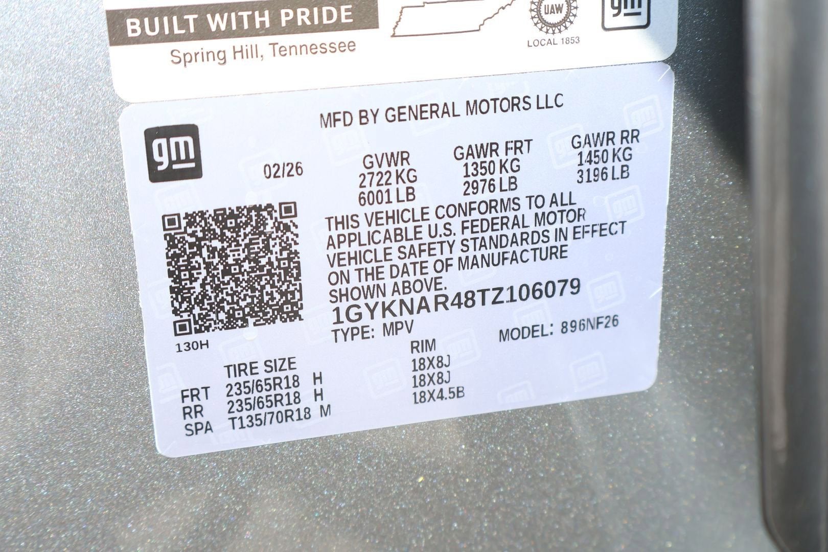 2026 Cadillac XT5 Luxury