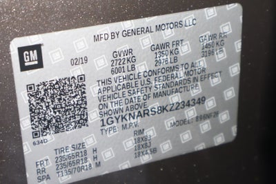 2019 Cadillac XT5 FWD