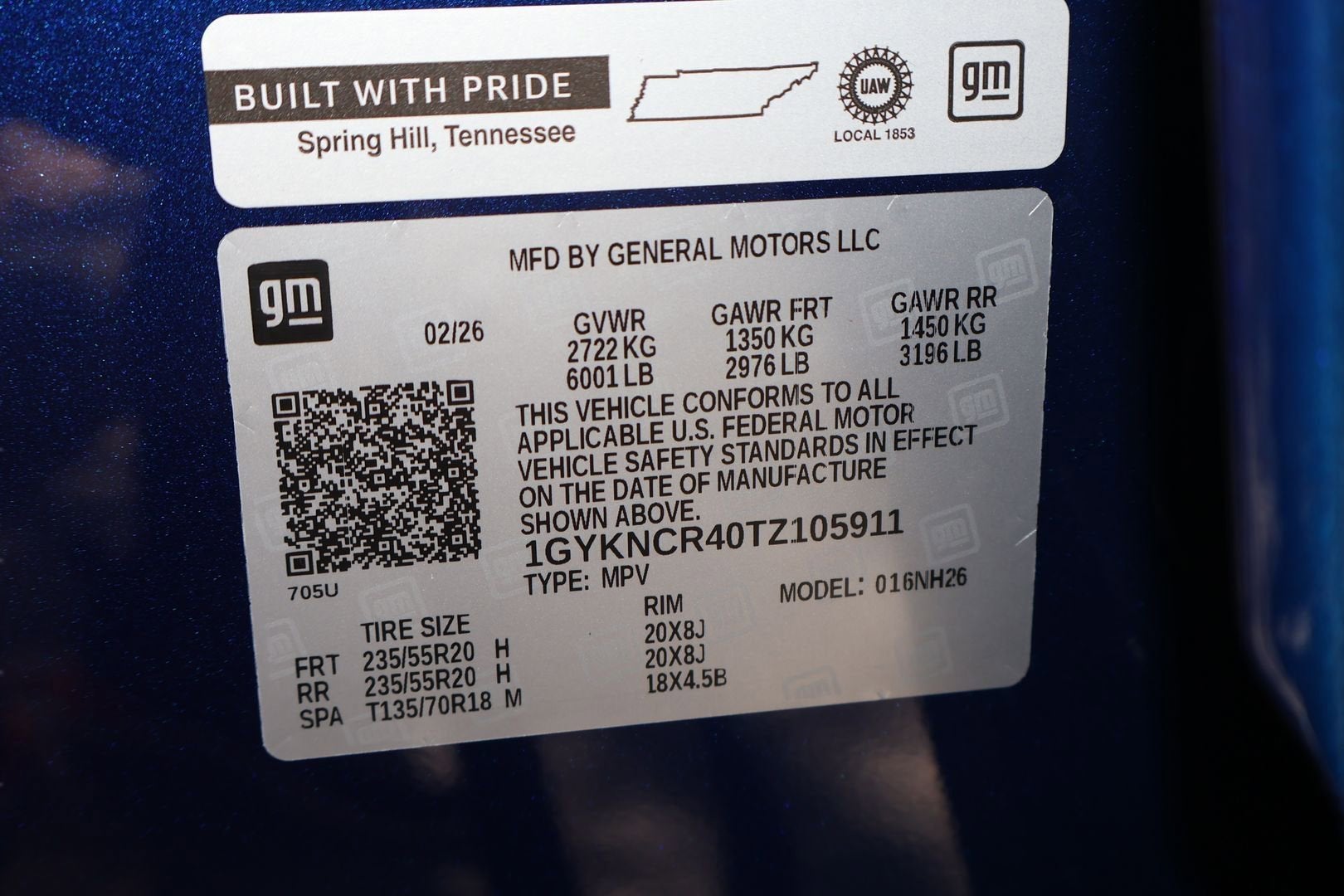 2026 Cadillac XT5 Premium Luxury