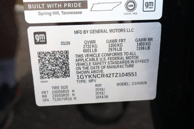 2026 Cadillac XT5 Premium Luxury