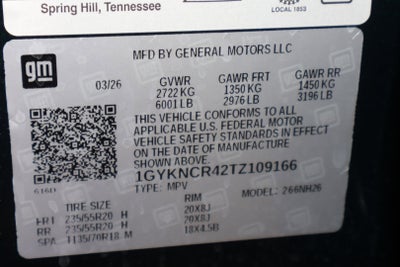 2026 Cadillac XT5 Premium Luxury