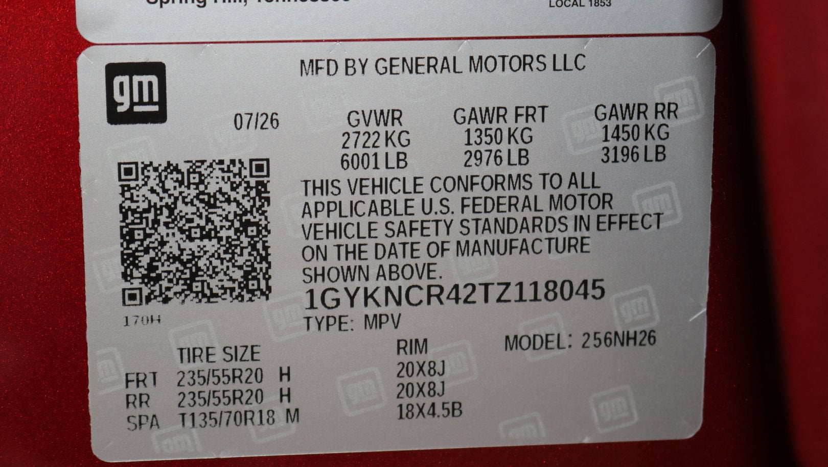 2026 Cadillac XT5 Premium Luxury