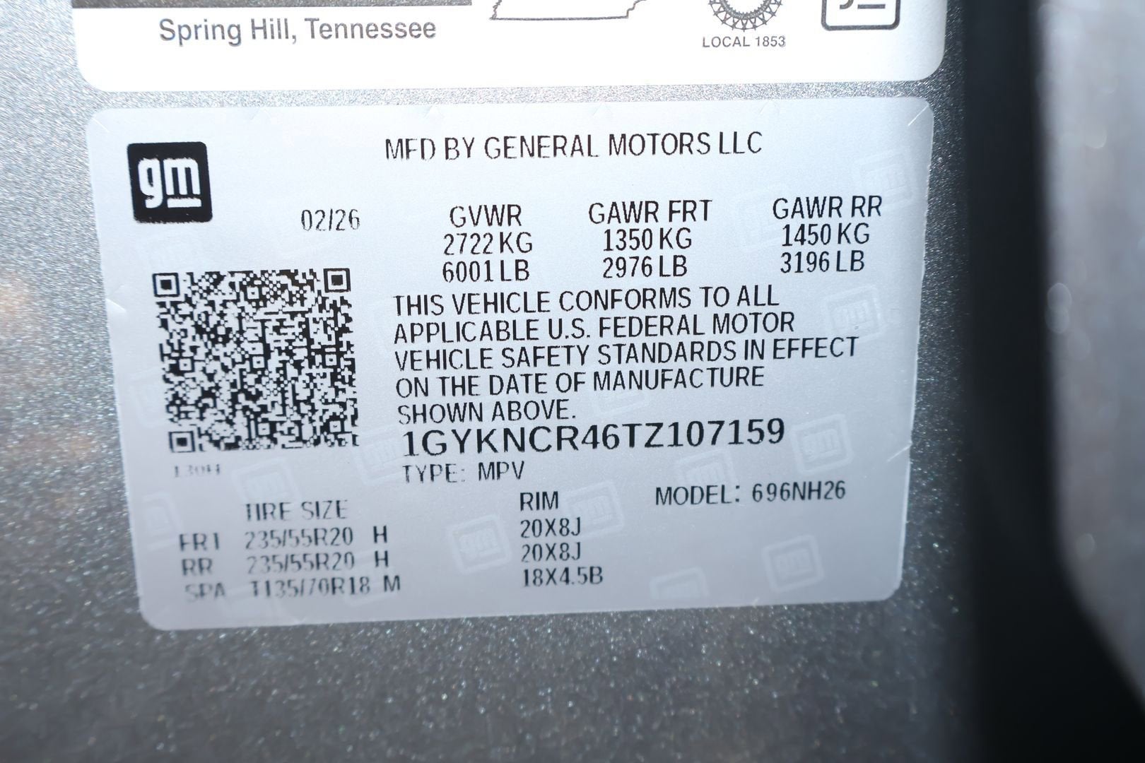 2026 Cadillac XT5 Premium Luxury