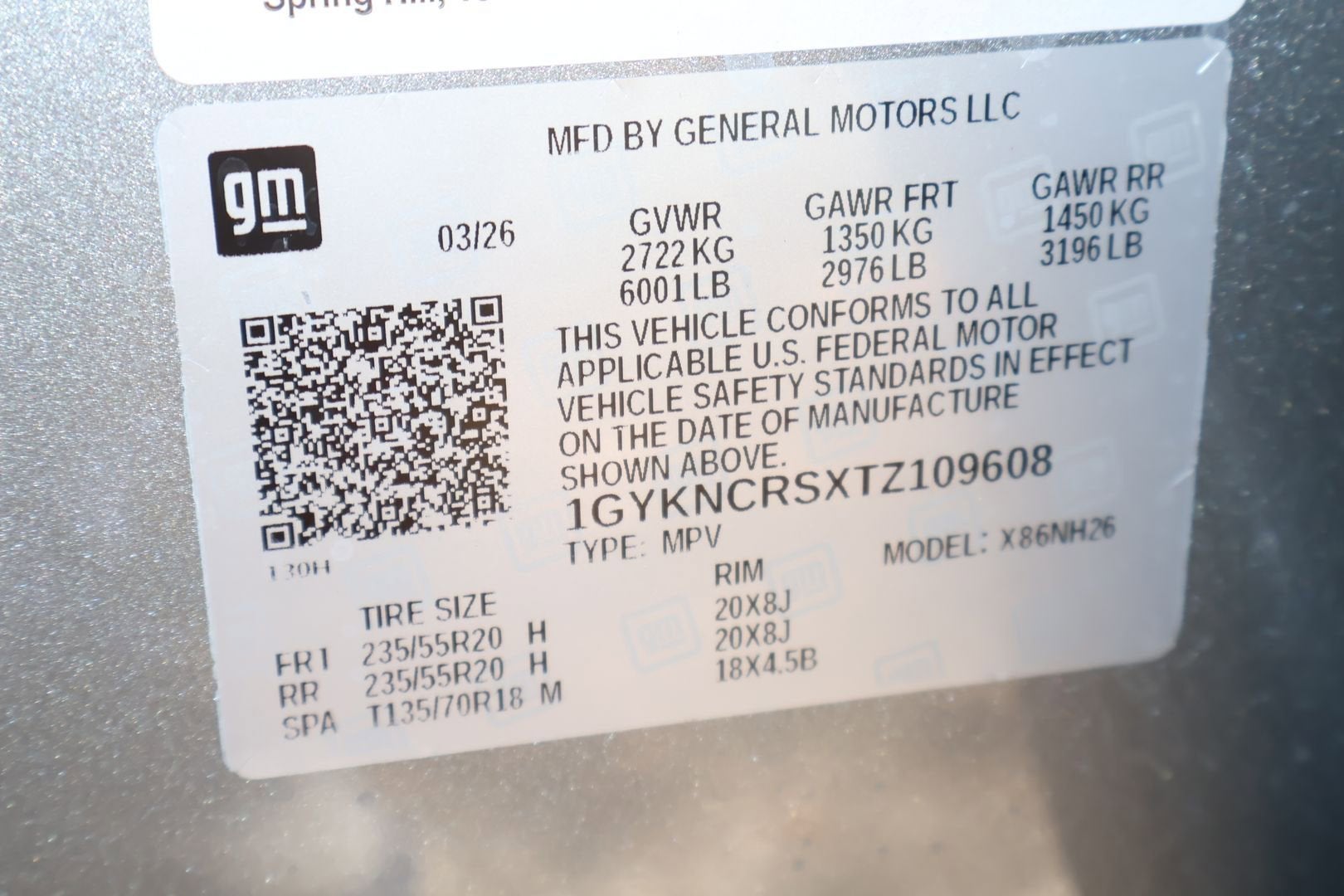 2026 Cadillac XT5 Premium Luxury