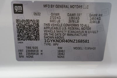 2022 Cadillac XT5 Premium Luxury