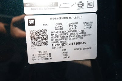 2026 Cadillac XT5 Premium Luxury