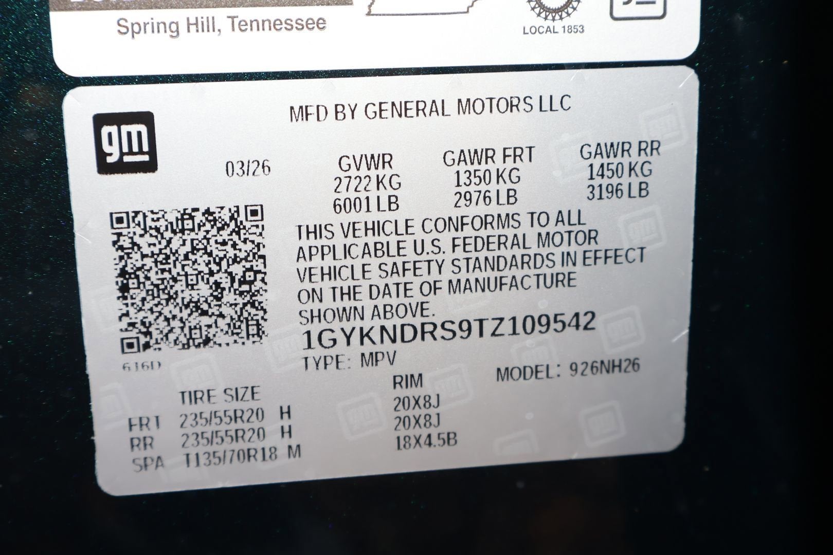 2026 Cadillac XT5 Premium Luxury