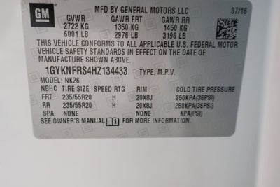 2017 Cadillac XT5 Platinum AWD