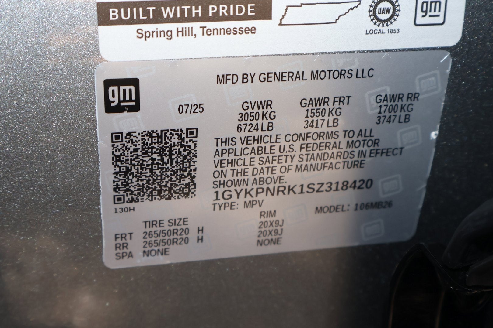 2025 Cadillac LYRIQ Luxury 1