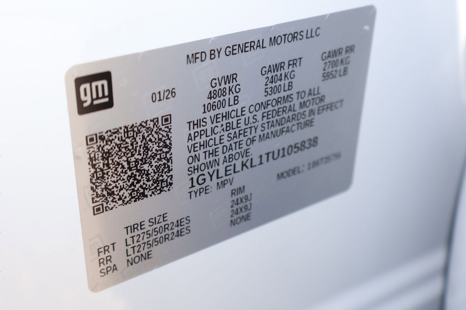 2026 Cadillac ESCALADE IQL Sport