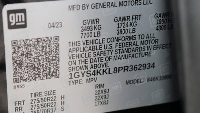 2023 Cadillac Escalade ESV 4WD Premium Luxury