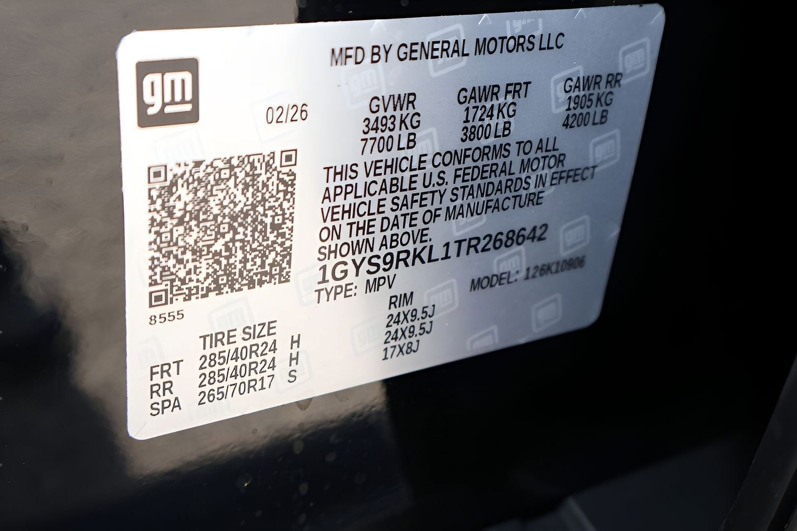 2026 Cadillac Escalade ESV Platinum Sport