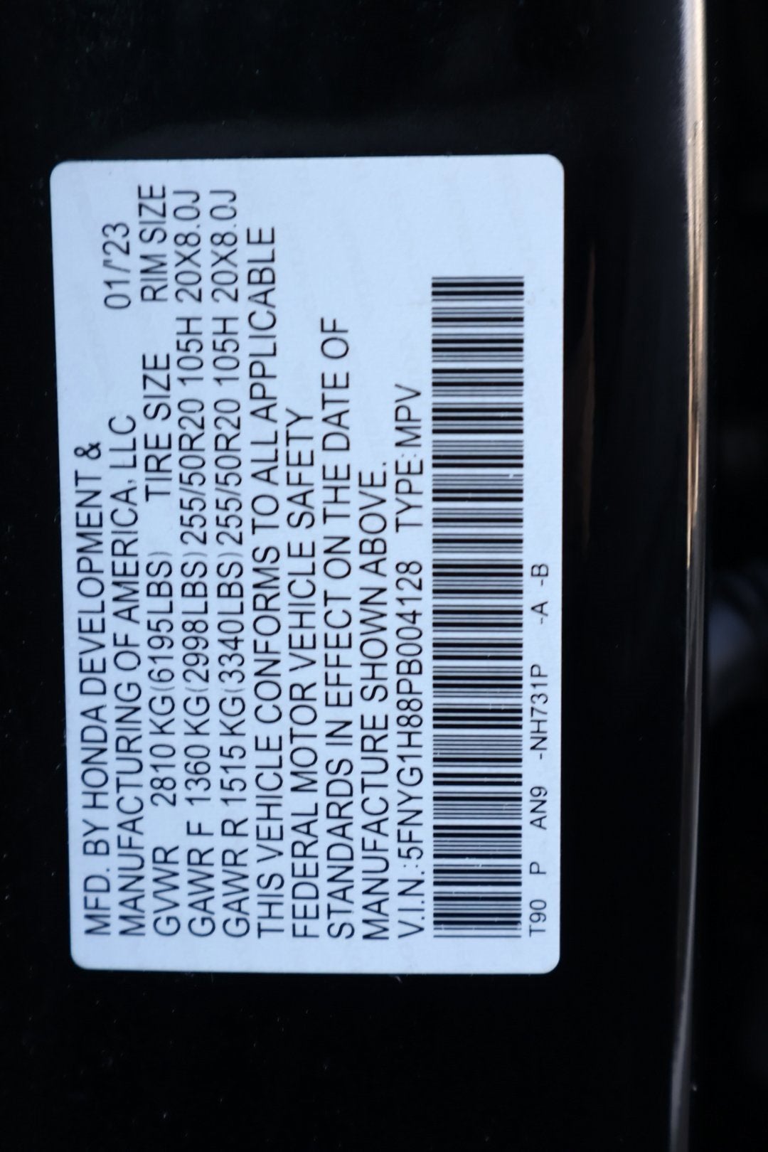 2023 Honda Pilot Elite