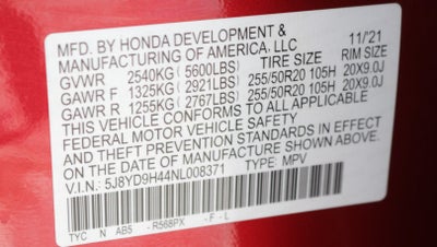 2022 Acura MDX w/Technology Package