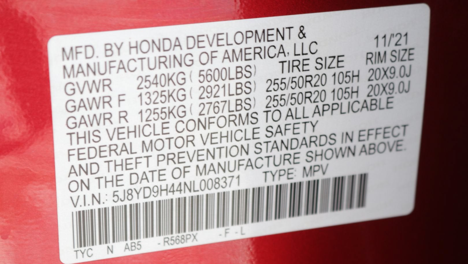 2022 Acura MDX w/Technology Package