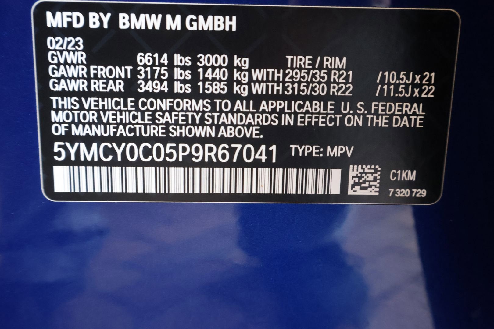 2023 BMW X6 M NA