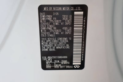 2025 INFINITI QX80 AUTOGRAPH