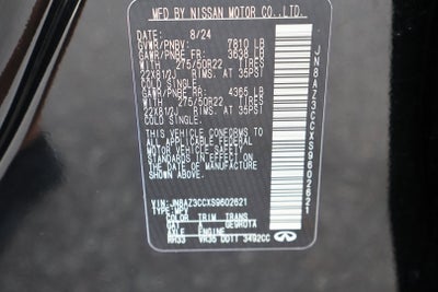 2025 INFINITI QX80 AUTOGRAPH