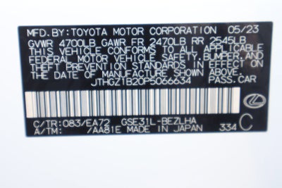 2023 Lexus IS IS 350 F SPORT