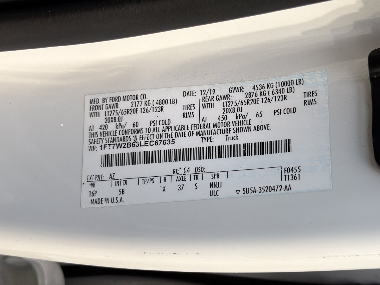 2020 Ford Super Duty F-250 SRW XL