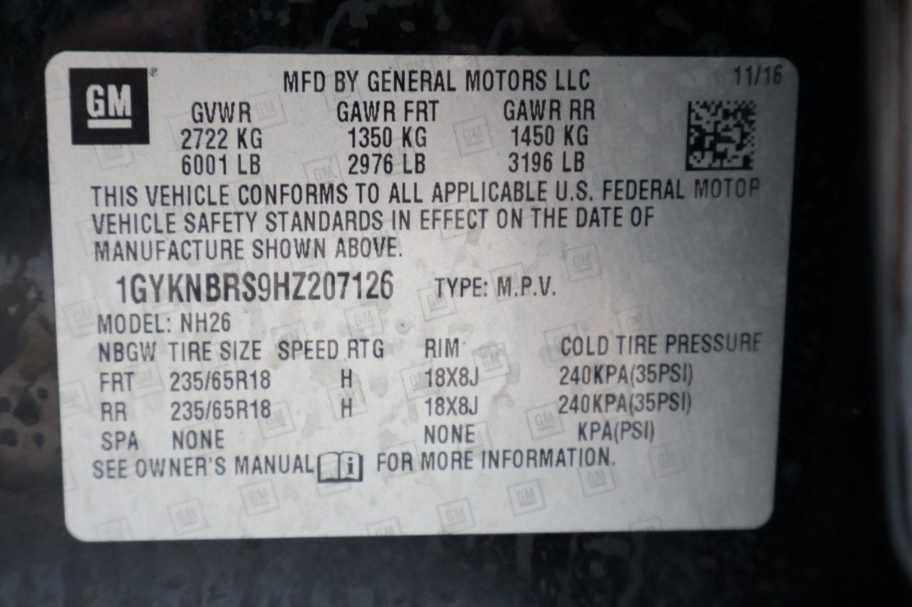 2017 Cadillac XT5 Luxury FWD