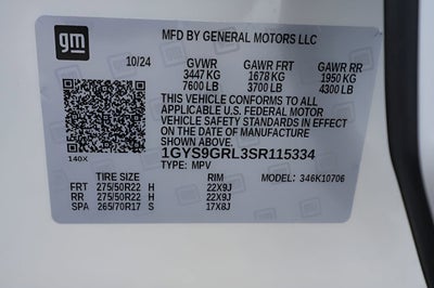 2025 Cadillac Escalade Sport Platinum