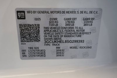 2025 Chevrolet Silverado 1500 ZR2