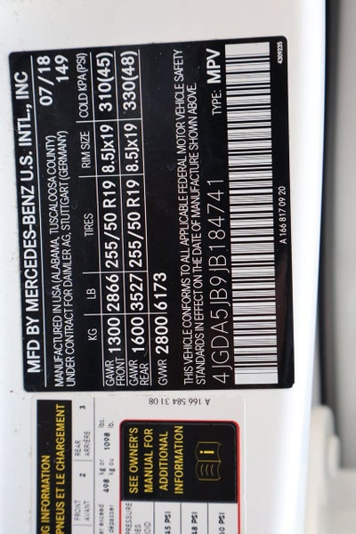 2018 Mercedes-Benz GLE GLE 350