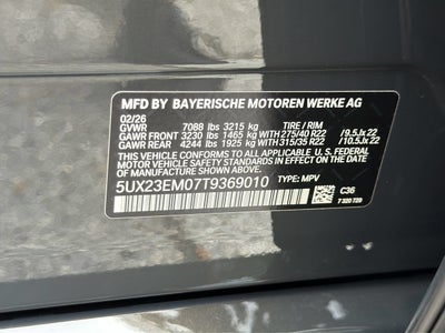 2026 BMW X7 xDrive40i