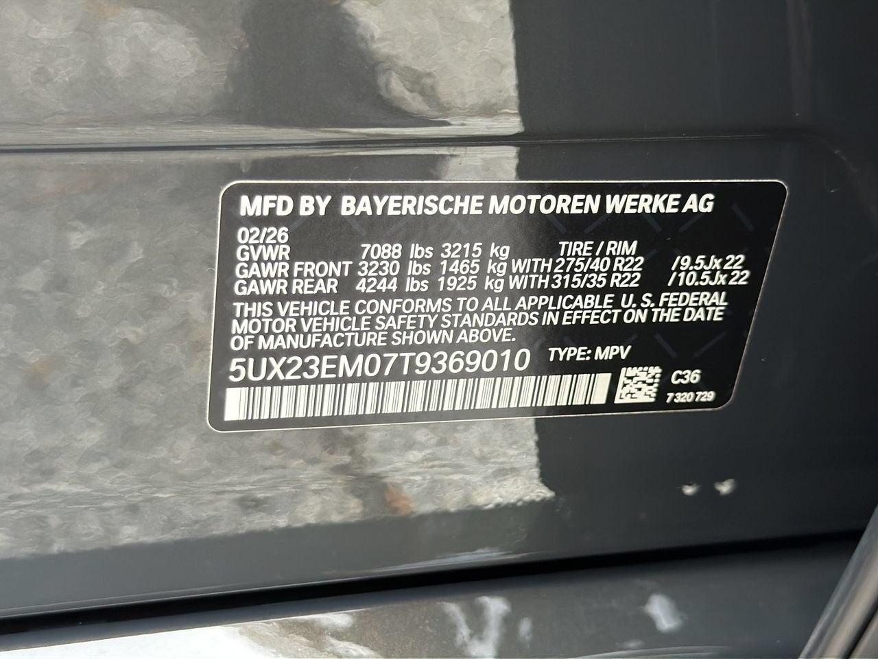 2026 BMW X7 xDrive40i