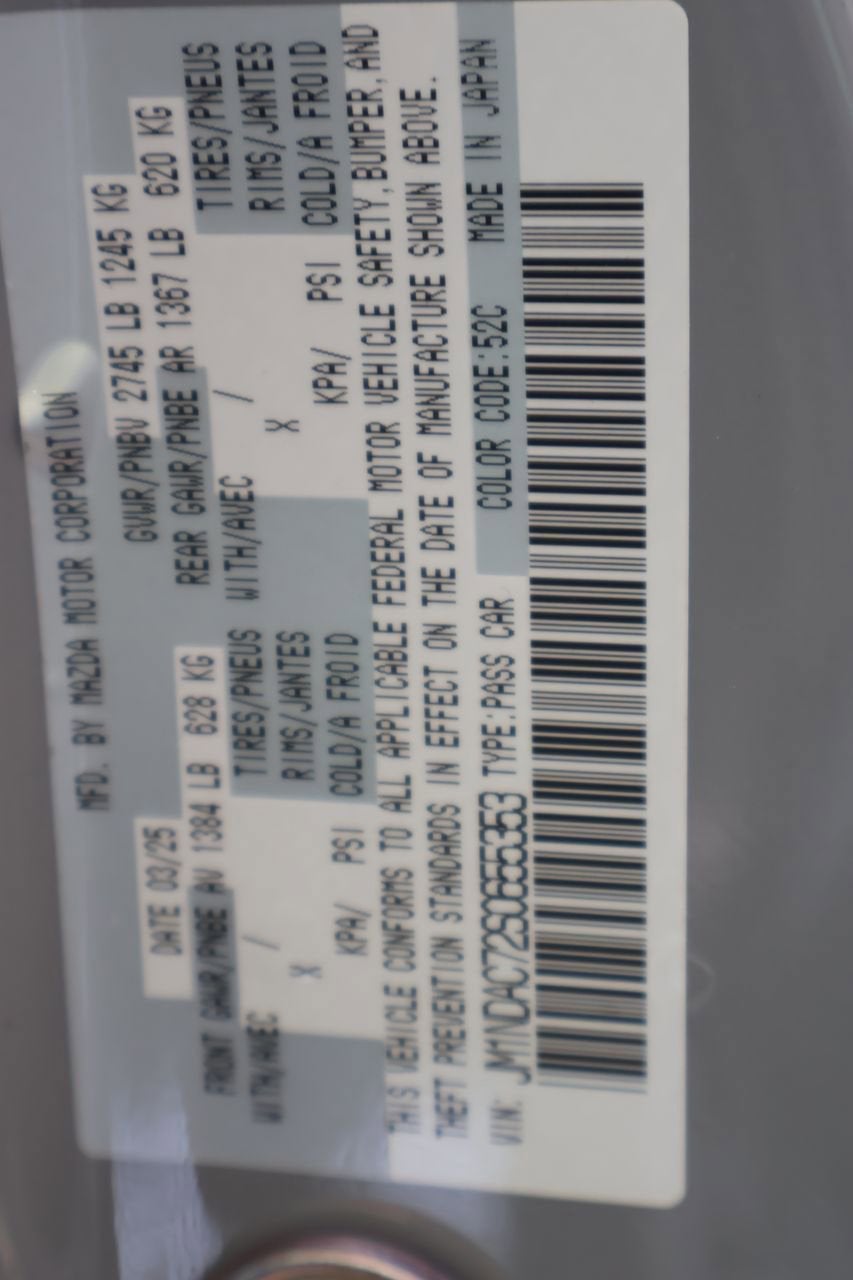 2025 Mazda Mazda MX-5 Miata Club