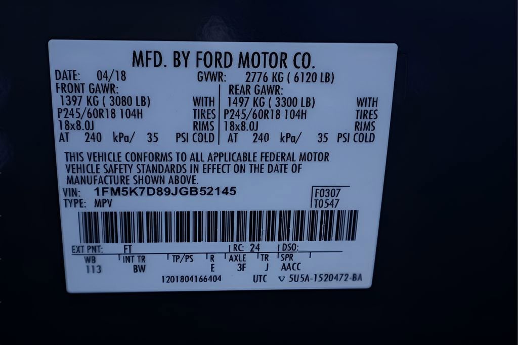2018 Ford Explorer XLT