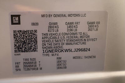 2020 Chevrolet Traverse LT Cloth