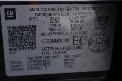 2019 GMC Sierra 1500 AT4