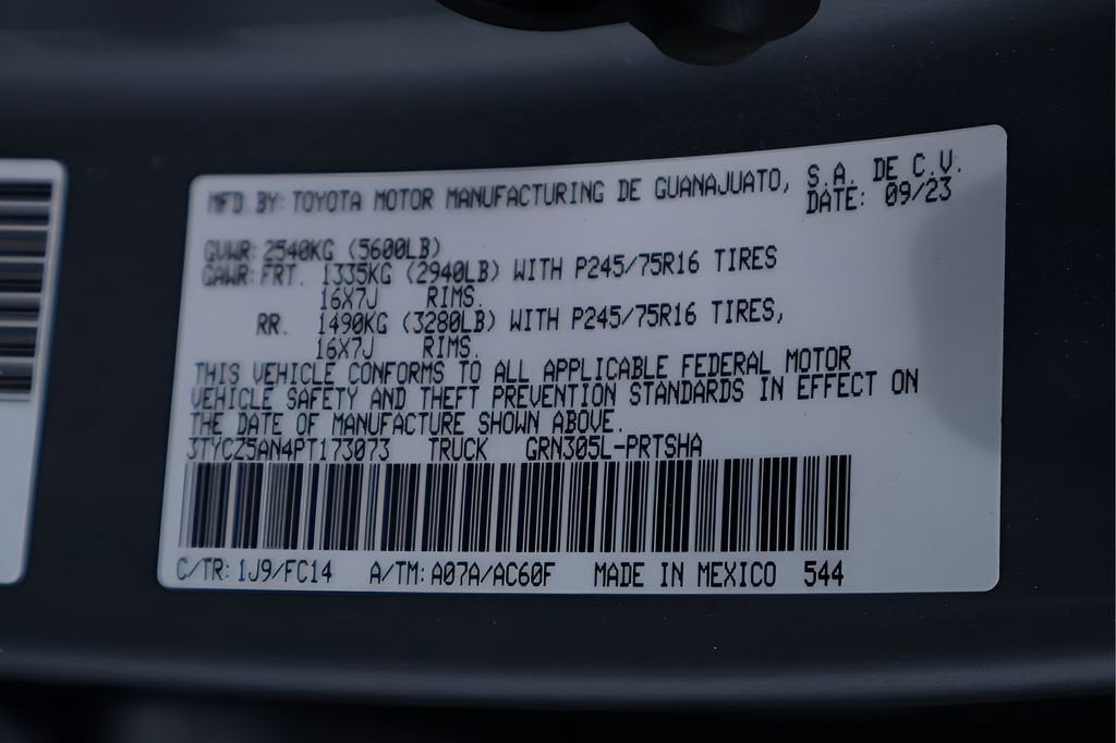 2023 Toyota Tacoma 4WD SR