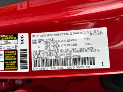 2026 Toyota Tacoma 2WD SR5