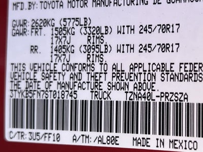 2025 Toyota Tacoma 2WD SR5
