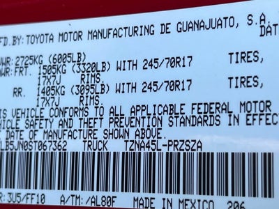 2025 Toyota Tacoma 4WD SR