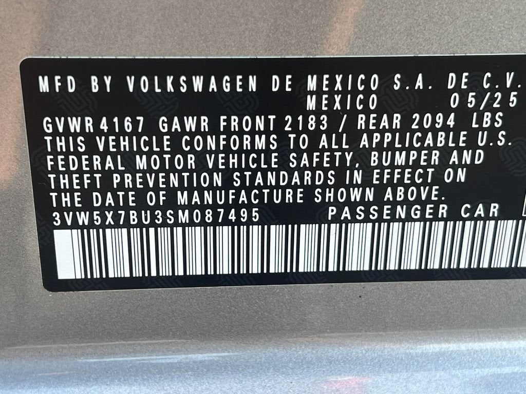 2025 Volkswagen Jetta S