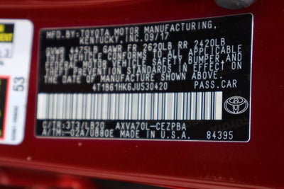2018 Toyota Camry XSE