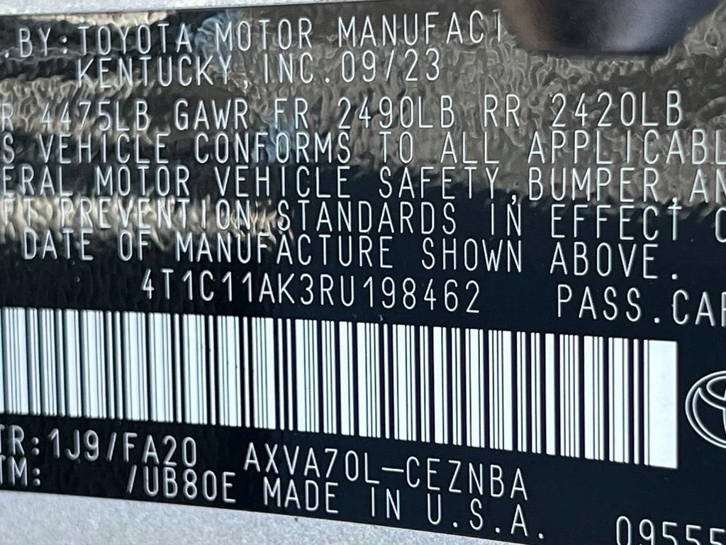 2024 Toyota Camry LE