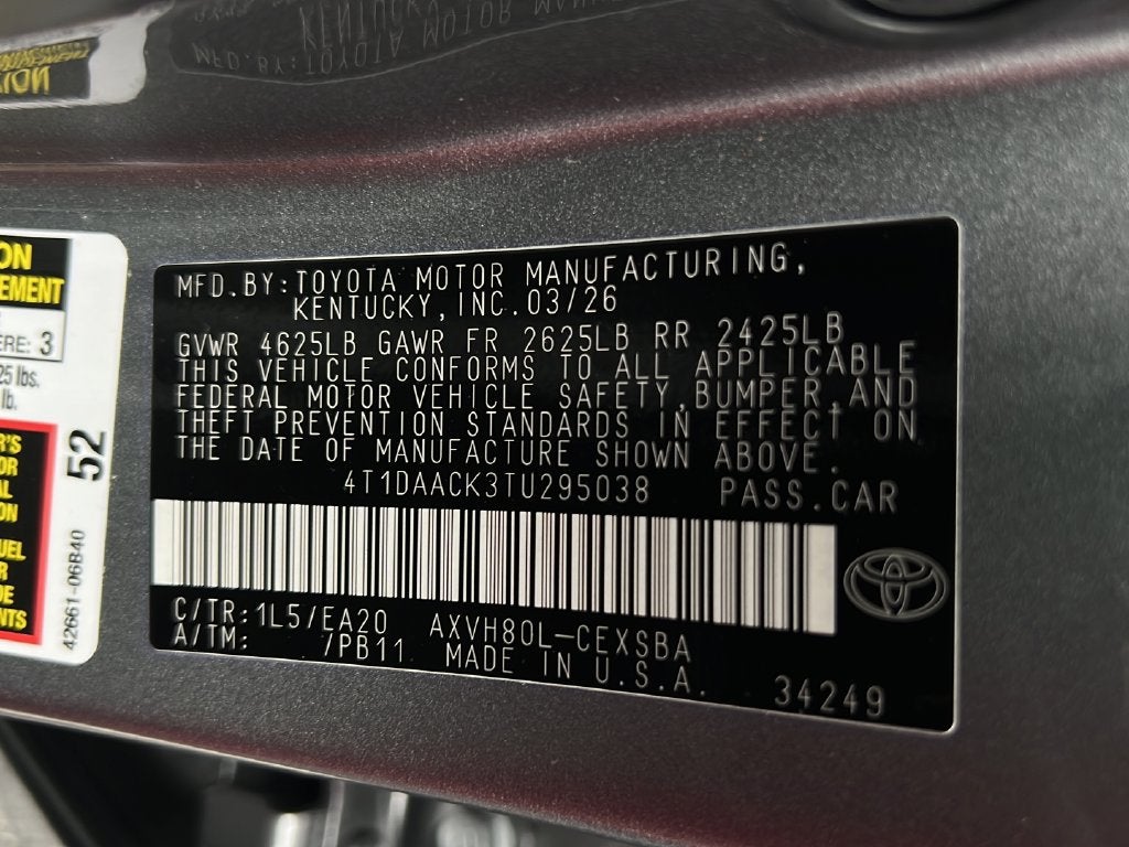 2026 Toyota Camry LE
