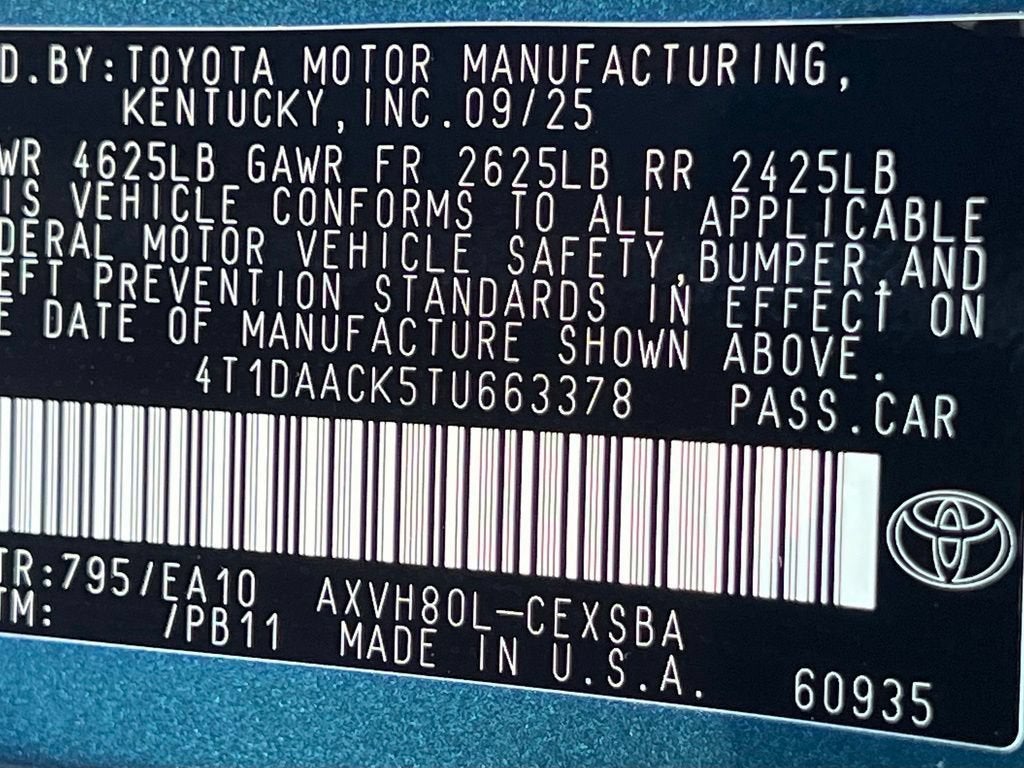 2026 Toyota Camry LE