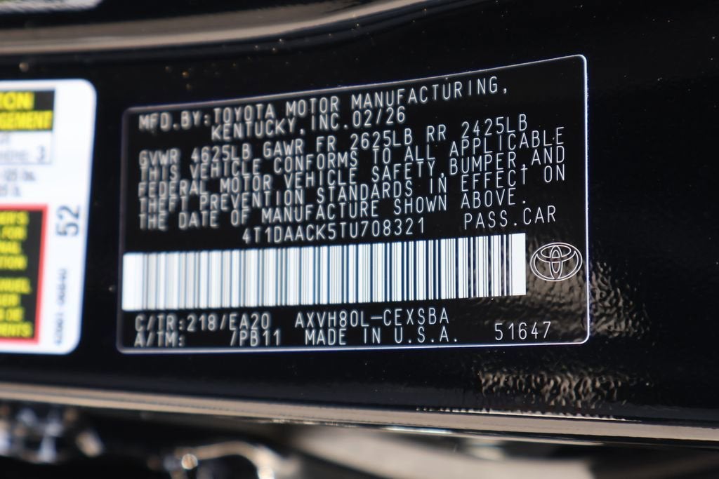 2026 Toyota Camry LE